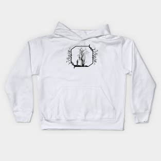 Graveyard Skeleton Kids Hoodie